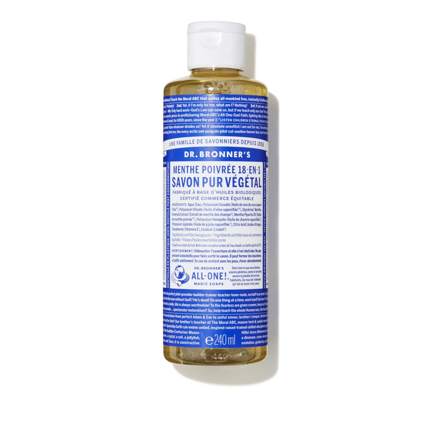Savon Liquide Castile Soap Menthe Poivrée 3 Savon Liquide Castile Soap Menthe Poivrée
