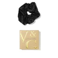 Mr Big Chouchou En Soie -Cosmétiques De Mode VenusGaia Mr Big maxi elastique cheveux Noir TINY